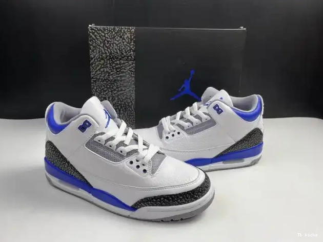Cheap TBK 3 Racer Jordan Blue Air CT8532-145 0508